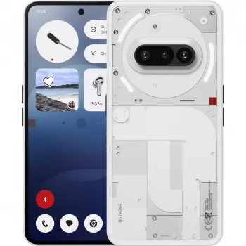 Nothing Phone (3a) 17,2 cm (6,77 inch) Divu SIM Android 15 5G USB Type-C 12 GB 256 GB 5000 mAh Balts