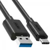 UNITEK Y-C474BK USB kabelis USB 3.2 Gen 1 (3.1 Gen 1) 1 m USB A USB C Melns