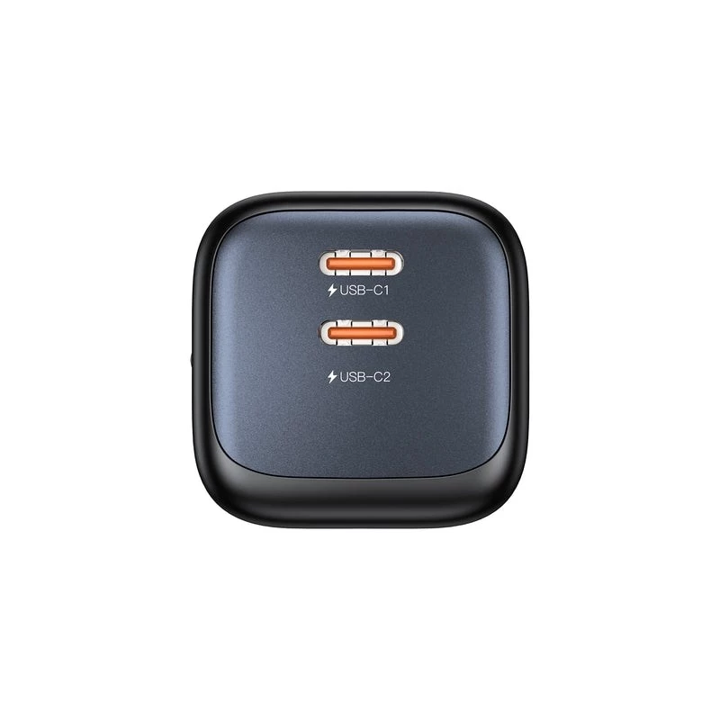 Unitek sienas lādētājs 2x GaN 45 W — 2× USB‑C PD 3.0 un QC ātrā uzlāde