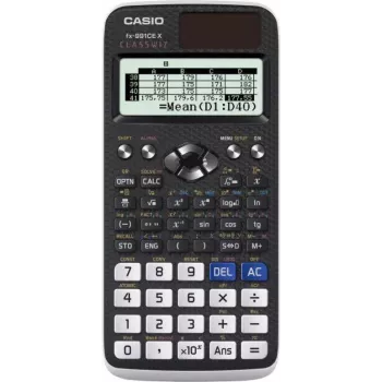 CASIO SCIENTIFIC KALKULATORS FX 991CEX CLASSWIZ MELNS, 12 CIPARU DISPLEJS