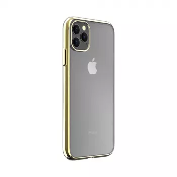 Cietais aizsargmaciņš Devia Glimmer sērija iPhone 11 Pro — zelts, PC korpuss