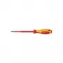 Knipex VDE VDE plakanas spraugas skrūvgriezis, asmens platums: 6,5 mm, asmens garums: 150 mm, DIN EN 60900 (98 20 65)