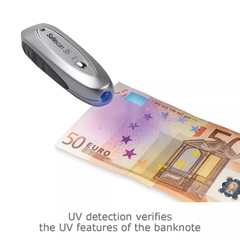 Safescan 35 portatīvais viltojumu detektors 28036J