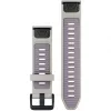 Garmin QuickFit pulksteņa siksniņa 20 mm silikona miglaini pelēka/lavandas (010-13391-03)