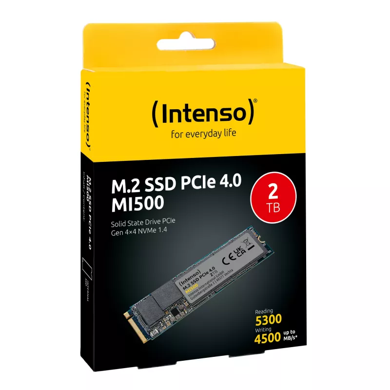 SSD disks Intenso 2TB M.2 PCIe 4.0 NVMe 3836470