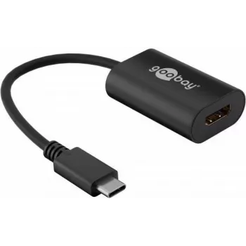 Wentronic goobay - ārējais videoadapteris - USB-C - HDMI - melns (38532)