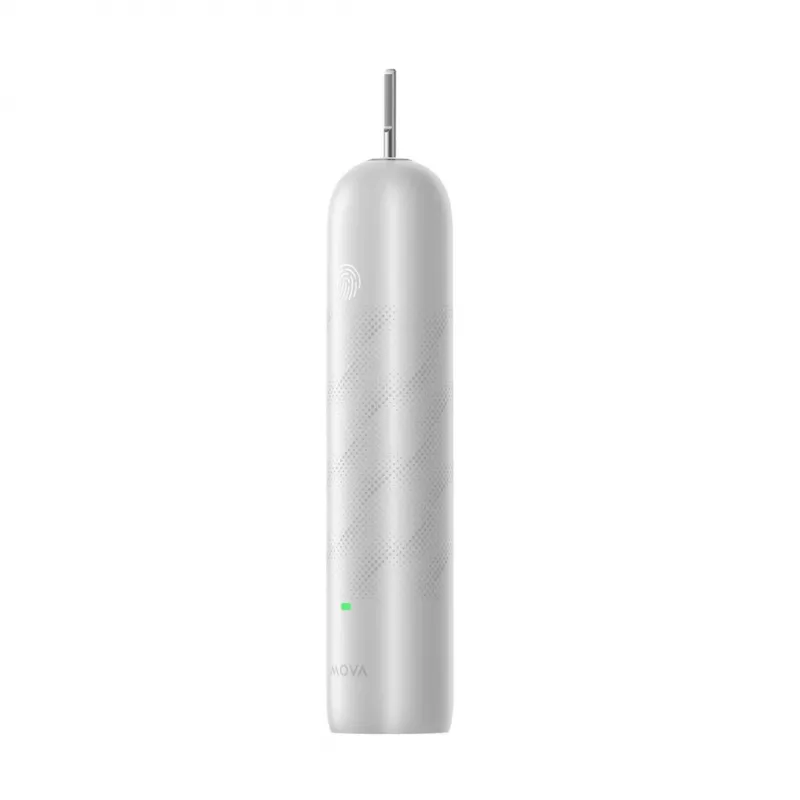 MOVA Fresh Pro Adult Sonic elektriskā zobu birste sudrabota — 4 režīmi, Li‑Ion baterija, iebūvēts taimeris