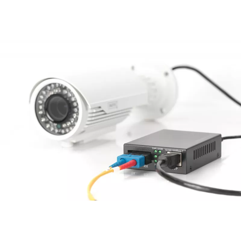 Digitus Gigabit PoE multivides pārveidotājs, RJ45 / SC, MM, PSE