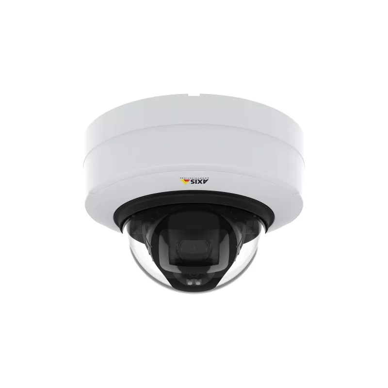 P3248-LV, IP drošības kamera, āra, vadu, griesti-siena, melna, balta, kupola