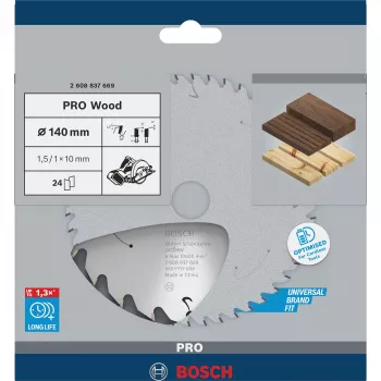 Bosch 2608837669 ripzāģa asmens, 140 mm