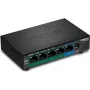 TRENDnet TPE-TG52 - Slēdzis - 4 x 10/100/1000 (PoE+) + 1 x 10/100/1000 - Galddatoram, sienas montāžai - PoE+ (32 W)