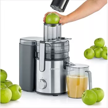 Severin ES 3570 sulu spiede, 800 W, 1,1 l, nerūsējošais tērauds/melna