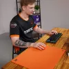 Fnatic DASH2 MAX spēļu peles paliktnis oranžs