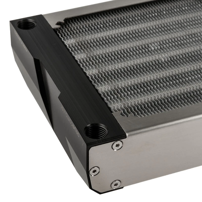 Radiator Aqua-Computer airplex radical 2/480 — Alumīnijs/Varš/Nerūsējošais tērauds, 520×140×40 mm