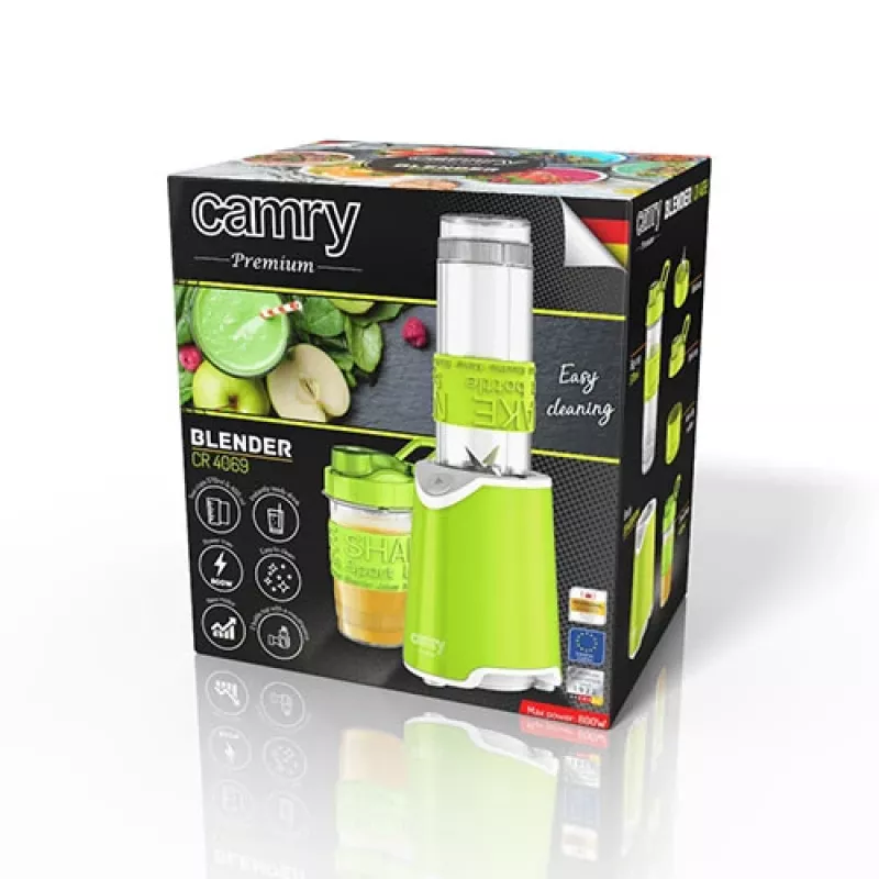Camry CR 4069 blenderis 600 L Gatavošanas blenderis Zaļš, Caurspīdīgs, Balts 500 W