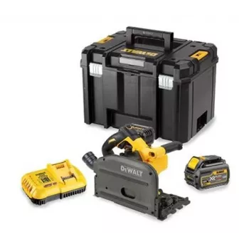 DEWALT DCS520T2 pārnēsājamais ripzāģis 54V 2x XR FLEXVOLT 6Ah TSTAK melns, dzeltens