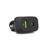 Automašīnas mobilās ierīces lādētājs zaļa Cell CAD33, 42 W, USB-C PD + USB-A QC3.0, 12/24 V ieeja, 5–12 V izeja