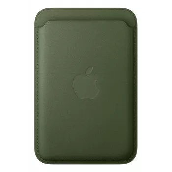 Karšu turētājs Apple iPhone FineWoven Wallet ar MagSafe Moss zaļa Microtwill