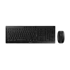 CHERRY Stream Desktop tastatūra pele iekļauta Birojs RF Bezvadu AZERTY Franču Melna