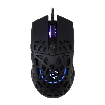 Pele White Shark GM-5018 Caradoc RGB 7200 dpi melna