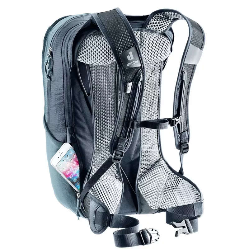 Deuter Race Air 14+3 14 L zila unisex mugursoma riteņbraukšanai un alpīnismam