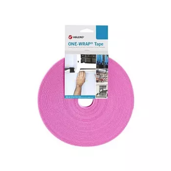 Velcro kabeļu saite Velcro One Wrap lente Polipropilēns 25 000 mm × 50 mm Rozā