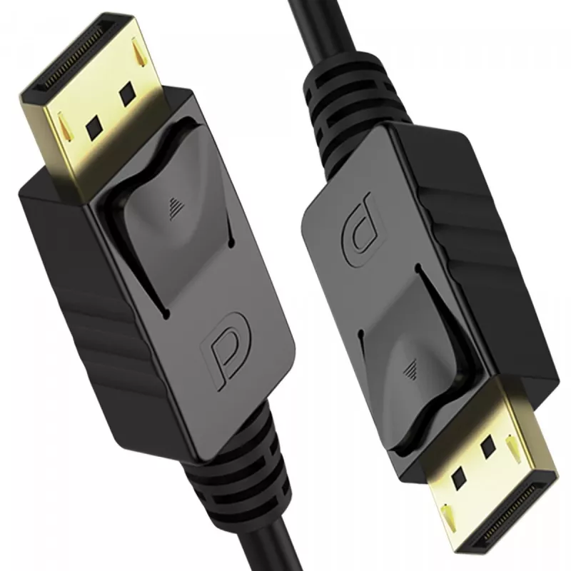 DisplayPort kabelis Unitek Y-C609BK — 3 m, vīriešu-vīriešu, melns