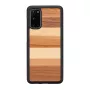 Telefona maciņš man and wood Galaxy S20 melns — aizsargājošs aizmugures vāciņš Samsung Galaxy S20