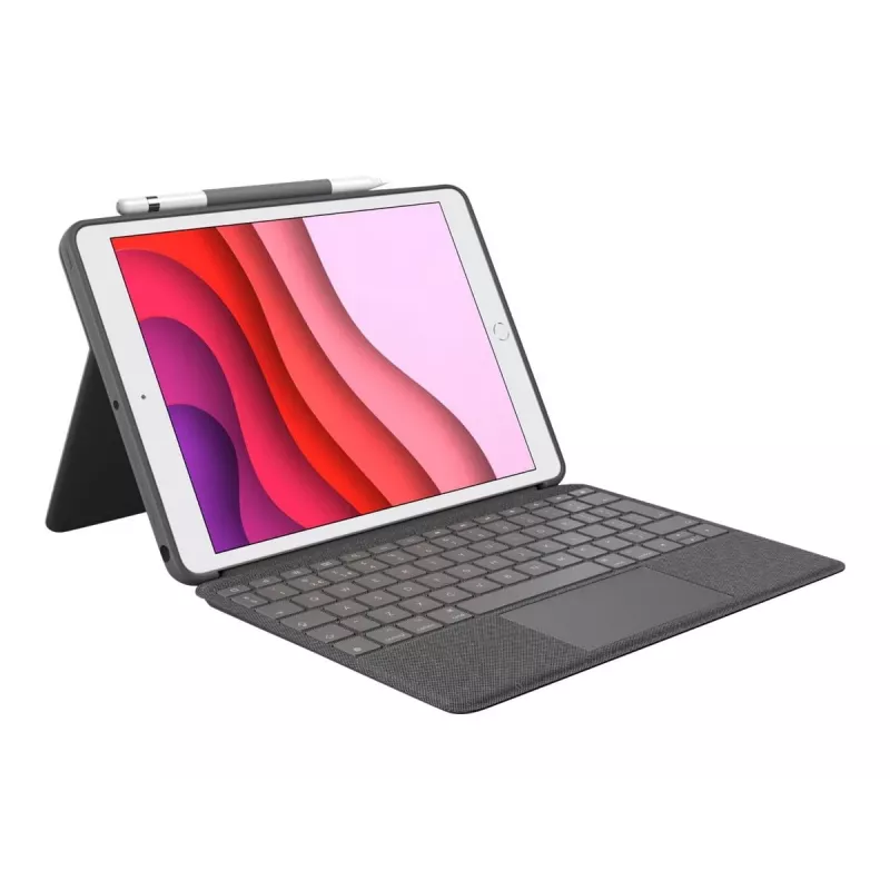 Case Combo Touch iPad 10. paaudzes Oxford pelēka US