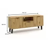 RTV SCANDI 2D1S plāns ARTISAN OAK