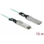 Aktīvais optiskais kabelis QSFP+ DeLOCK 84054 10 m vīriešu/vīriešu