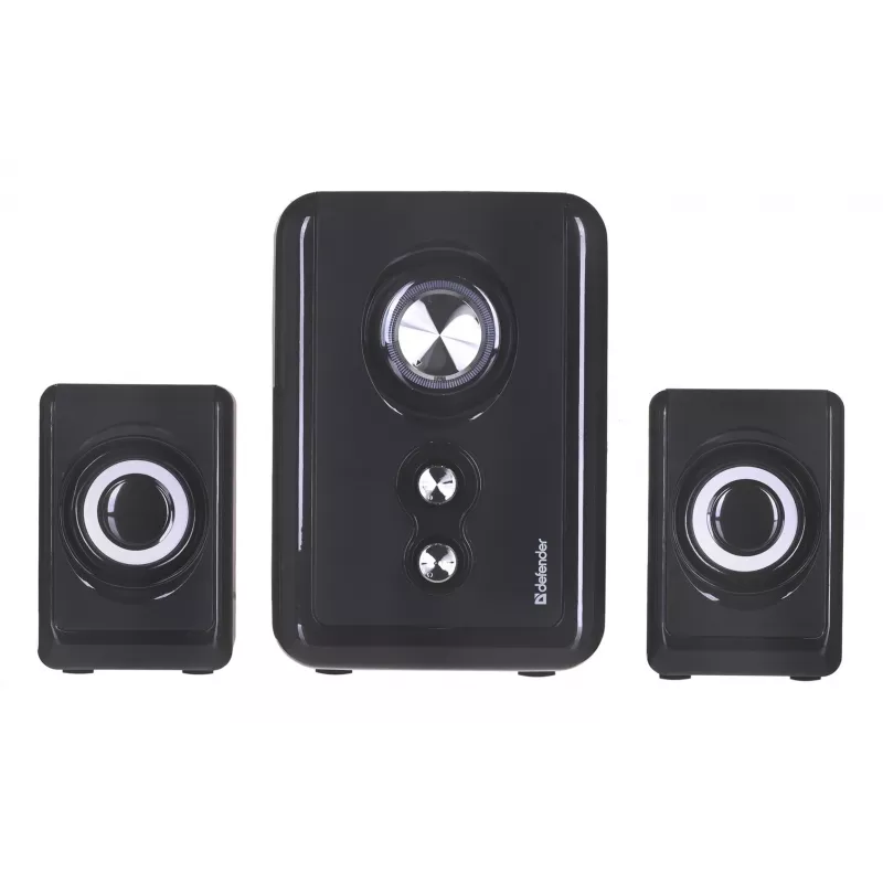 DEFENDER skaļrunis V11 11 W vadu 2.1 galda satelīta skaļruņi, USB 5 V, melns