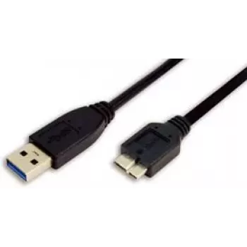 Logilink - USB kabelis - 9 kontaktu USB Type A (vīr.) - 10 kontaktu Micro-USB Type B (vīr.) - 1 m (USB 3.0) (CU0026)