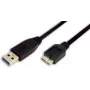 Logilink - USB kabelis - 9 kontaktu USB Type A (vīr.) - 10 kontaktu Micro-USB Type B (vīr.) - 1 m (USB 3.0) (CU0026)