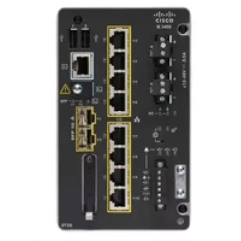 Pārvaldāms slēdzis Cisco Catalyst IE3400 L2 8x Gigabit Ethernet 3x USB