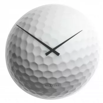 NeXtime klok 8806 Tiger, Ø30 cm, Sienas, Balts