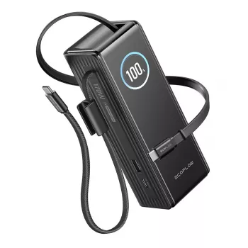 Powerbank ECOFLOW RAPID 25K ar iebūvētu kabeli
