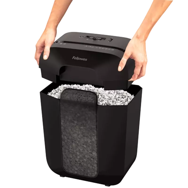 Fellowes Powershred LX41 papīra smalcinātājs, daļiņu smalcināšana, melns