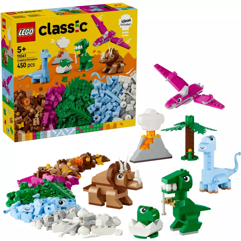 LEGO CLASSIC 11041 Radošie dinozauri