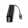 Synergy 21 S215232 - RJ45 - RJ45 - 0,15 m - melns - pelēks