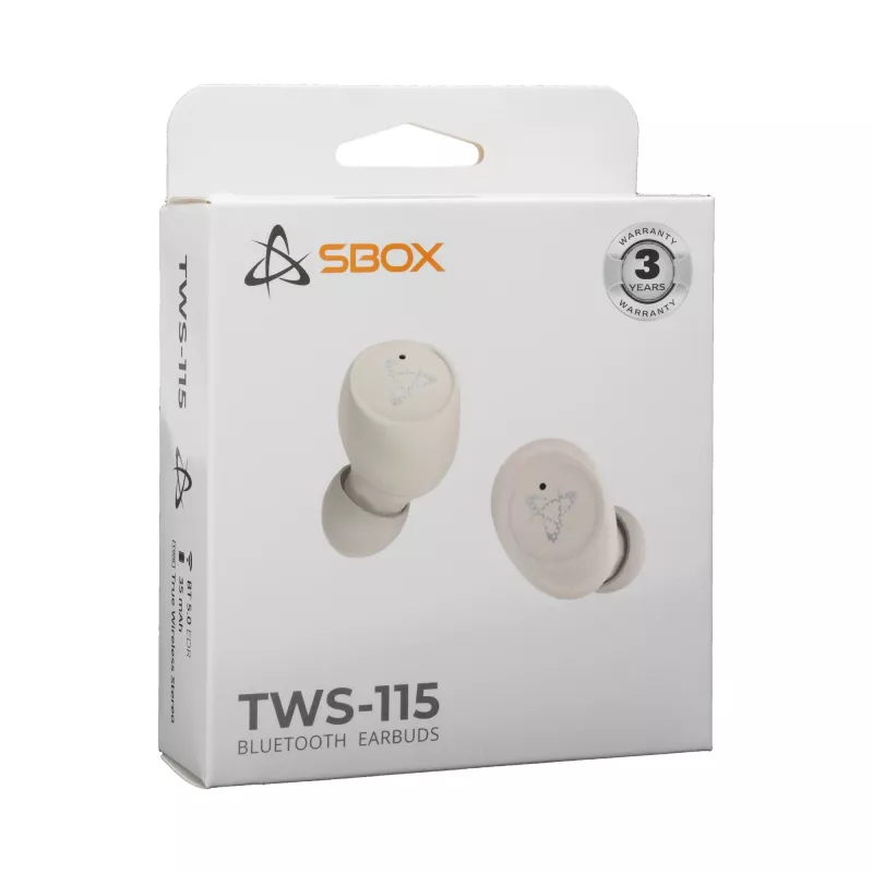 Austiņas SBOX EB-TWS115 Bēšas