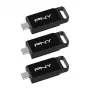 USB zibatmiņa PNY Elite 128 GB USB Type-C 3.2 Gen 1 (3.1 Gen 1) melna