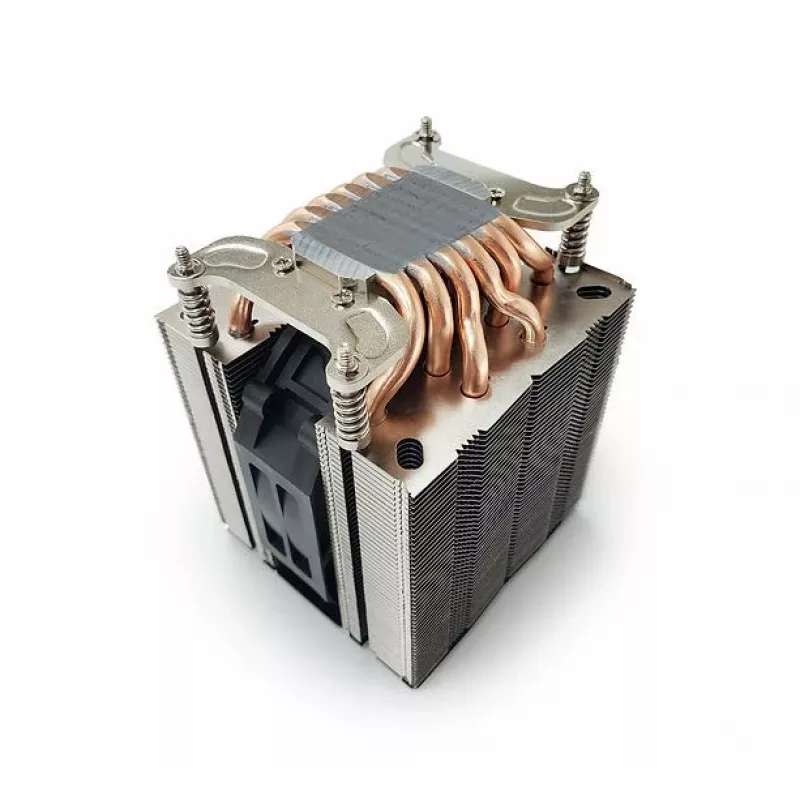 Gaisa dzesētājs Dynatron A49 procesora dzesēšanas sistēma melns sudrabains 800-1800 RPM