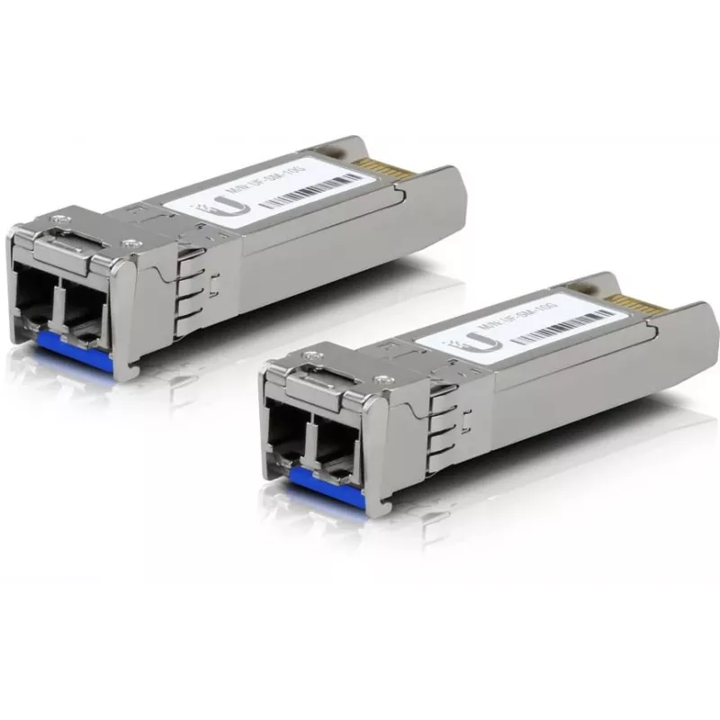 SFP+ šķiedras raiduztvērējs Ubiquiti UACC-OM-SM-10G-D-2 10 Gbps 1310 nm LC vienmodīgs 10 km (2 gab.)