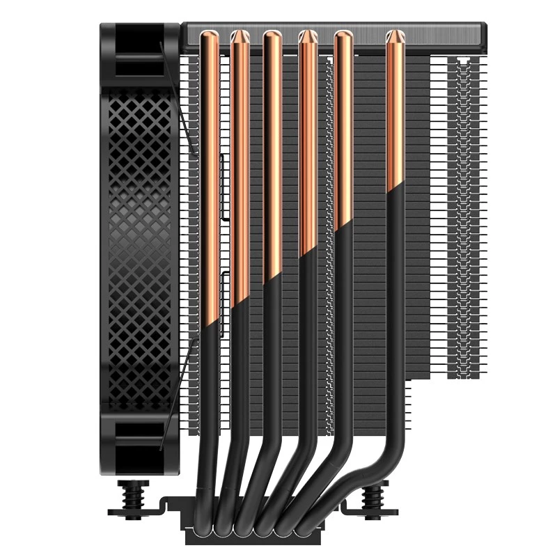 Jonsbo HX6250 procesora dzesētājs/radiators 14 cm melns 1 gab.