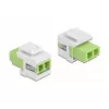 DeLOCK Keystone modulis LC Duplex sievišķais uz LC Duplex sievišķais 86816
