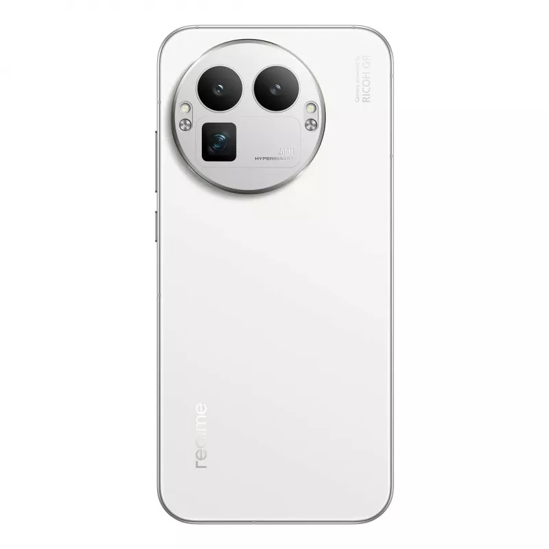 Viedtālrunis REALME GT 8 Pro 5G — 6,79 collu AMOLED 3136×1440, Snapdragon 8 Elite, 16 GB RAM, 512 GB, 50/200/50 MP, 7000 mAh, balts