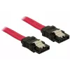 SATA kabelis DeLOCK 84302 0,5 m sarkans