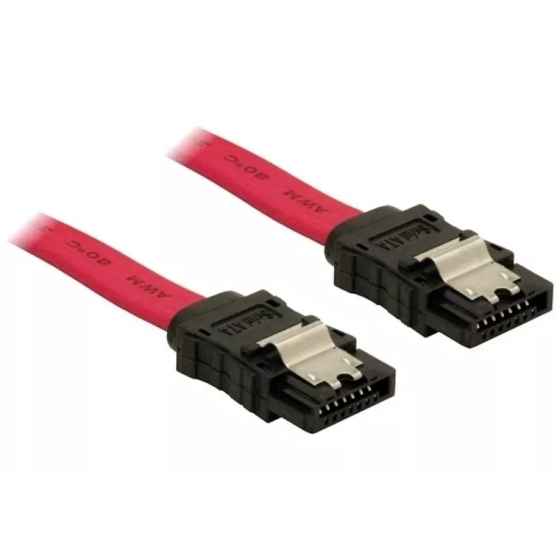 SATA kabelis DeLOCK 84302 0,5 m sarkans