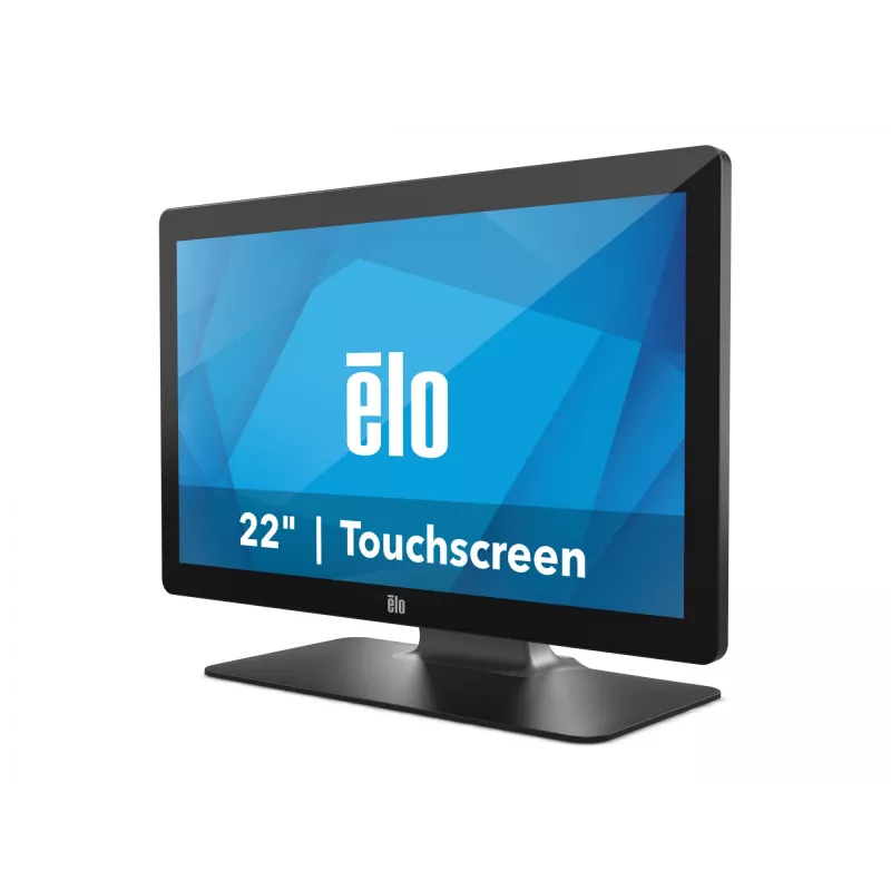 Monitors ELO 2202L 22 collas FHD kapacitatīvs 10 pieskārienu USB pretatstarojošs bezrāmja statīvs